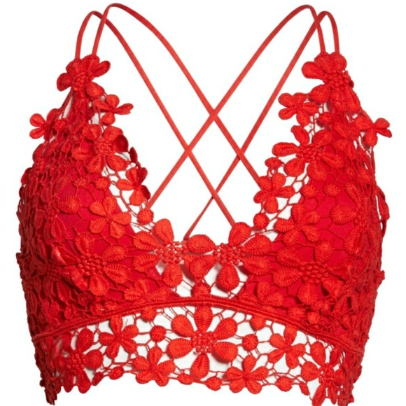 Free People Miss Dazie Crochet Lace Bralet… - Picture 6 of 16